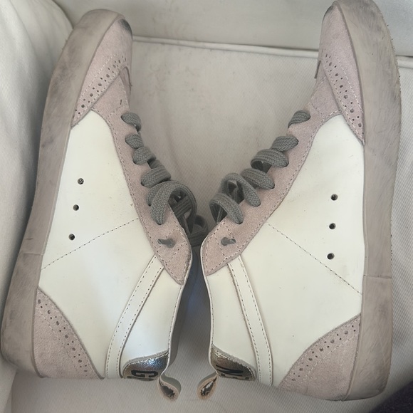 Golden Goose, GGDB, midistar, white, pink & grey - Picture 5 of 7